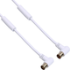 Kabel TechniSat Coaxial IEC - IEC 1.5 m White (76-4832-01) - obraz 2