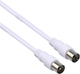 Kabel TechniSat Coaxial IEC - IEC 1.5 m White (76-4830-01) - obraz 2