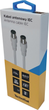 Kabel TechniSat Coaxial IEC - IEC 1.5 m White (76-4830-01) - obraz 3