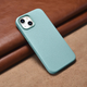 Панель iCarer Litchi Premium Leather Magsafe Back Case для Apple iPhone 14 Plus Green (WMI14220711-GN) - зображення 14