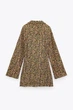 Сукня Zara L чорний квіти 8342338050 - зображення 2