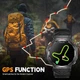 Смарт-часы для мужчин с фонариком, с GPS, функцией SOS, 530 mAh аккумулятор, два ремешка - изображение 6