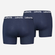 Набір трусів-боксерів чоловічих бавовняних Levi`s Men Repeat Logo Boxer Brief 2P 2XL 2 шт Темно-синій (8720245954402) - зображення 2