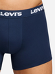 Набір трусів-боксерів чоловічих бавовняних Levi`s Men Repeat Logo Boxer Brief 2P 2XL 2 шт Темно-синій (8720245954402) - зображення 3