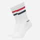 Zestaw skarpet męskich Levi`s Regular Cut Sport Stripe 2P 39/42 2 pary Biały - obraz 1