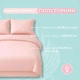 Комплект постельного белья полуторный Tropical Dream IDEIA, в подарочной упаковке пудра - изображение 2