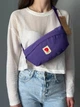 Бананка сумка на пояс Fjallraven kanken из ткани не промокает фиолетовая - изображение 1