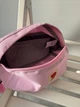 Бананка сумка на пояс Fjallraven kanken из ткани не промокает розовая - изображение 2