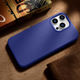 Etui iCarer Litchi Premium Leather Magsafe Back Case do Apple iPhone 14 Pro Max Dark Blue (WMI14220712-DB) - obraz 15