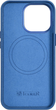 Etui iCarer Litchi Premium Leather Magsafe Back Case do Apple iPhone 14 Pro Max Light Blue (WMI14220712-LB) - obraz 3