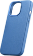 Etui iCarer Litchi Premium Leather Magsafe Back Case do Apple iPhone 14 Pro Max Light Blue (WMI14220712-LB) - obraz 4
