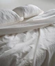 Постельное белье Limasso Stonewashed Ranforce 160 х 220 см Snow White - изображение 4