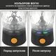 Электрический шейкер 650 мл - Черный, аккумуляторный с LED-подсветкой и контейнером для смеси - изображение 7