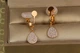 Серьги клипсы Xuping Jewelry капля с камнями 2,9 см золотистые - изображение 2
