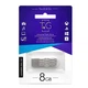 Флеш пам'ять TG 8GB USB2.0 універсальний T&G Metal 103 накопичувач/флешка для зберігання, перенесення та обміну даними Сталевий - зображення 2