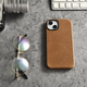 Etui iCarer Oil Wax Premium Leather Magsafe Back Case do Apple iPhone 14 Brown (WMI14220701-TN) - obraz 16