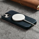 Панель iCarer Oil Wax Premium Leather Magsafe Back Case для Apple iPhone 14 Dark Blue (WMI14220701-BU) - зображення 16