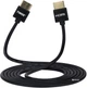 Кабель 2E Ultra Slim HDMI 2.0 (AM/AM) High Speed 2 м Black (2EW-1119-2m) - зображення 1