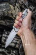 Карманный нож Ruike P128-SF Серый - изображение 10
