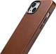 Панель iCarer Oil Wax Premium Leather Magsafe Back Case для Apple iPhone 14 Plus Retro Brown (WMI14220703-RB) - зображення 5