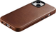 Панель iCarer Oil Wax Premium Leather Magsafe Back Case для Apple iPhone 14 Plus Retro Brown (WMI14220703-RB) - зображення 7