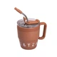 Термокухоль Coffee & Tea з трубочкою коричнева HP-14-23BR - зображення 2