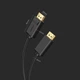 Кабель DisplayPort на DisplayPort 1.2 (DP на DP) UGREEN DP102 (1m, 4K 60 Гц, 2K 144 Гц, 21,6 Гбит/с). Black - изображение 5