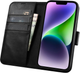 Etui z klapką iCarer Oil Wax Premium Leather 2in1 Wallet Case z RFID do Apple iPhone 14 Plus Black (WMI14220723-BK) - obraz 3