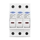 Держатель трехполюсный плавкого предохранителя TOMZN TOPV-32 3P 1100V DC с LED-индикатором для солнечных панелей - изображение 5