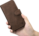 Etui z klapką iCarer Oil Wax Premium Leather 2in1 Wallet Case z RFID do Apple iPhone 14 Pro Max Brown (WMI14220724-BN) - obraz 11