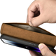 Etui z klapką iCarer Oil Wax Premium Leather 2in1 Wallet Case z RFID do Apple iPhone 14 Pro Max Camel Tan (WMI14220724-TN) - obraz 12