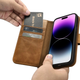 Чохол-книжка iCarer Oil Wax Premium Leather 2in1 Wallet Case з RFID для Apple iPhone 14 Pro Camel Tan (WMI14220722-TN) - зображення 14