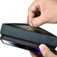 Чохол-книжка iCarer Oil Wax Premium Leather 2in1 Wallet Case з RFID для Apple iPhone 14 Pro Navy Blue (WMI14220722-BU) - зображення 12