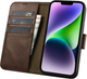 Чохол-книжка iCarer Oil Wax Premium Leather 2in1 Wallet Case з RFID для Apple iPhone 14 Brown (WMI14220721-BN) - зображення 3