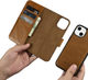 Чохол-книжка iCarer Oil Wax Premium Leather 2in1 Wallet Case з RFID для Apple iPhone 14 Camel Tan (WMI14220721-TN) - зображення 13