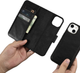 Чохол-книжка iCarer Oil Wax Premium Leather 2in1 Wallet Case з RFID для Apple iPhone 14 Black (WMI14220721-BK) - зображення 13