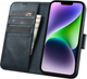 Чохол-книжка iCarer Oil Wax Premium Leather 2in1 Wallet Case з RFID для Apple iPhone 14 Navy Blue (WMI14220721-BU) - зображення 3