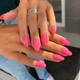 Гель-лак для ногтей Elixir Make-up Semi Gel тон 824 Fluorescent pink 8мл - изображение 3