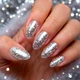 Гель-лак для ногтей Elixir Make-up Semi Gel тон 860 80's Shiny Silver 8мл - изображение 3