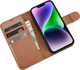 Etui z klapką iCarer Real Cowhide Premium Leather 2in1 Wallet Case z RFID do Apple iPhone 14 Plus Brown (WMI14220727-BN) - obraz 4