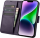 Чохол-книжка iCarer Real Cowhide Premium Leather 2in1 Wallet Case з RFID для Apple iPhone 14 Plus Dark Purple (WMI14220727-DP) - зображення 3