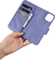 Etui z klapką iCarer Real Cowhide Premium Leather 2in1 Wallet Case z RFID do Apple iPhone 14 Plus Light Purple (WMI14220727-LP) - obraz 14