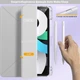 Чехол обложка Transparent Y-Fold desing + Right Pencil Holder BBM1 для iPad Air 4 2020/Air 5 2022 10,9"/Air 11" 2024(M2)/2025(M3)/2026(M4) Серый - изображение 6