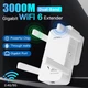 Wi-Fi репітер підсилювач сигналу Wi-Fi6 AX3000, 4 антени, до 3000 Мбіт/с, білий, 120х82х65 мм - зображення 1