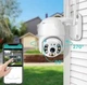 Уличная поворотная IP камера видеонаблюдения WiFi N3 6913 - 2mp ICSee - камера наружного наблюдения для дома - изображение 9