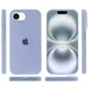 Чохол Silicone Premium case з захистом камери для iPhone 16e та iPhone 17e Full Camera Protective lavender gray 6416 - изображение 2