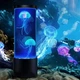 Настольная лампа-ночник с медузами "Smart Jellyfish Mood Lamp" 22см, черная - изображение 1