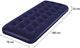 Materac dmuchany Bestway z pompką tłokową 185 x 76 x 22 cm 67000 (5903890606862) - obraz 5