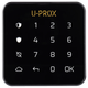 Сенсорная клавиатура U-Prox Keypad G1 Черный беспроводная 868 МГц с подсветкой для охранной системы (Keypad G1) - изображение 3