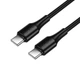 Кабель HOCO Type-C to Type-C Beneficio charging data cable X120 |1m, 60W| Black - изображение 2